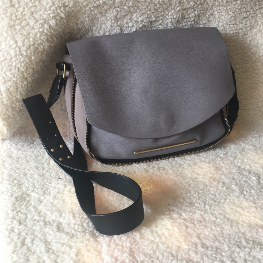 French Connection colorblock messenger bag